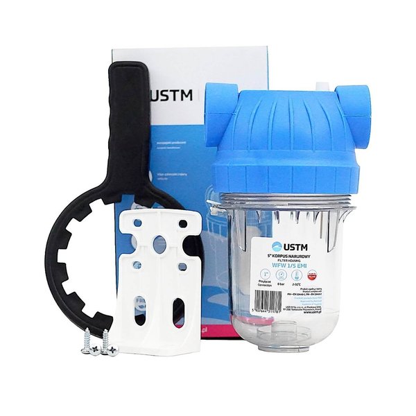 USTM 5" Wasserfilter Vorfilter Schmutzfilter Pumpen Hauswasserwerke 1" Zoll